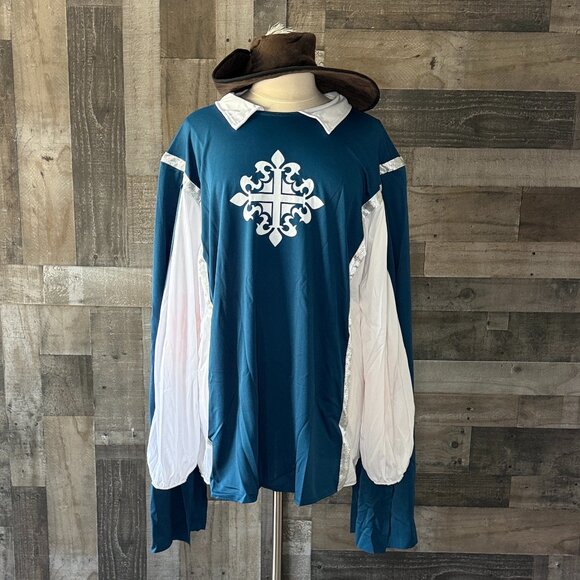 NWT! Men's California Costumes Musketeer XLarge swashbuckler swordsman Halloween - Picture 5 of 10